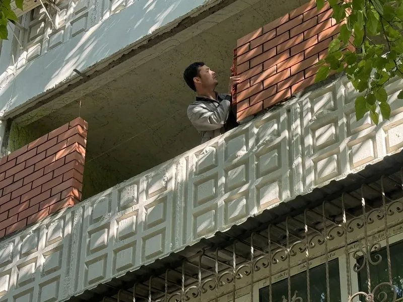 КЛАДКА Балкона -Кирпич — фото 1
