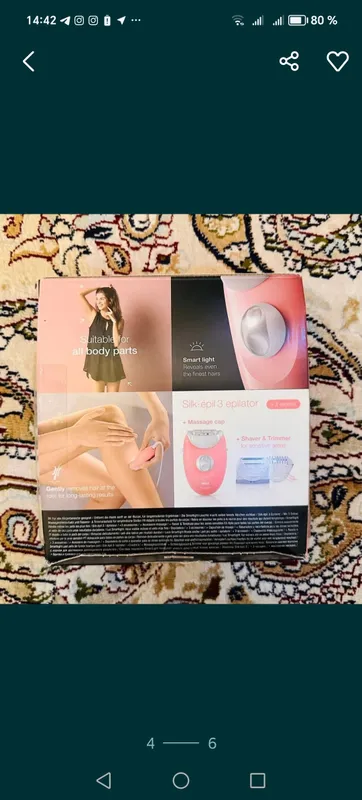 Эпилятор Braun Silk Epil, эпилятор, Браун, epilyator 4