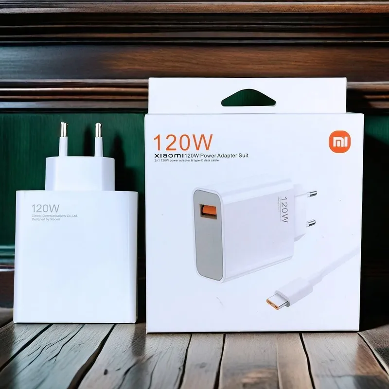 Xiaomi 120W 2 kara tezkor quvatlovchi USB-S