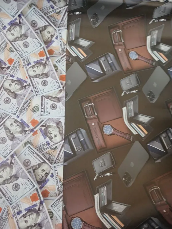 Продам бумаги для упаковки подарков и бантики, ленты атласные 8