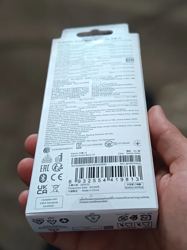 XIAOMI smart band 10 новый запечатанный. 2