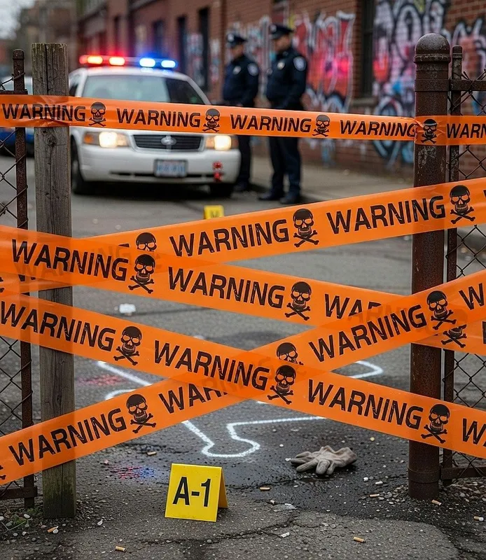 Лента сигнальная «WARNING» 6 метров. — фото 3