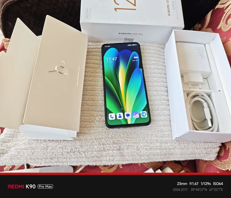Xiaomi 12T PRO 8+8 ram 256gb 5