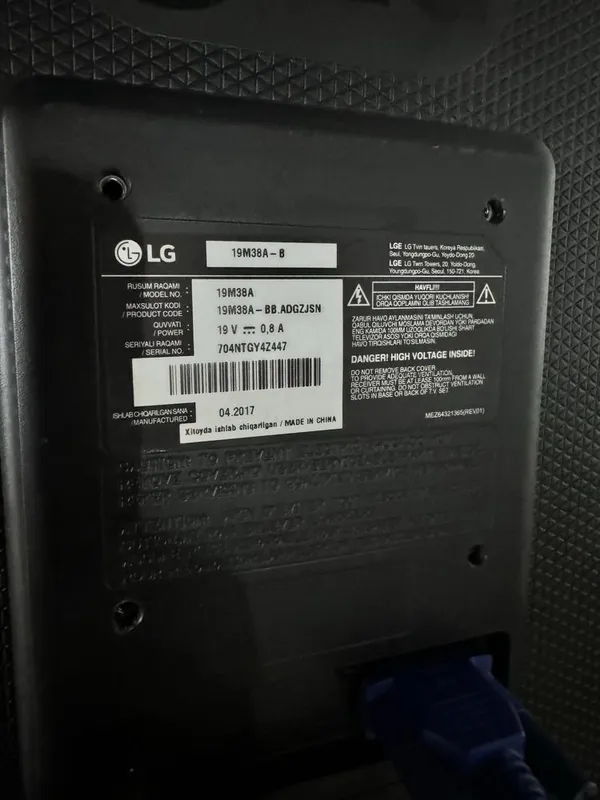 19 dyuymli LG Samsung AOC monitor sotiladi, soni bor 3