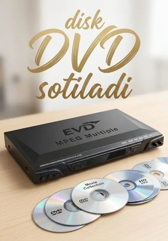 EVD / DVD плеер (MPEG Multiple) — в идеальном состоянии! EVD / DVD плеер (MPEG Multiple) — в идеальном состоянии!