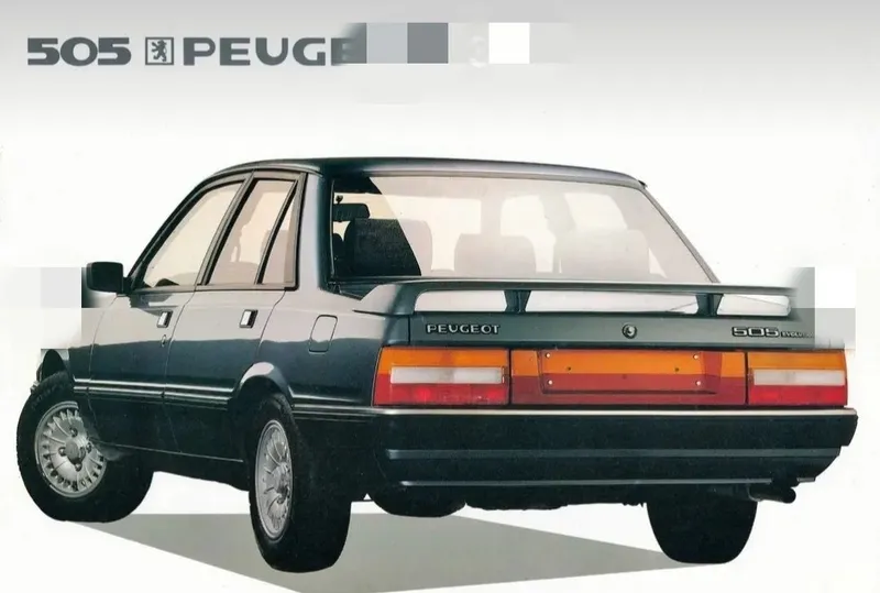 Спойлер Zender/Dimma Design Peugeot 505 SRI GTX Original 1 Спойлер Zender/Dimma Design Peugeot 505 SRI GTX Original 1