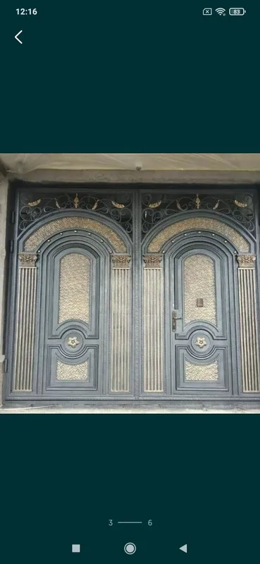 Дарвоза ва решетка краска сепамиз хизмати бор. 6