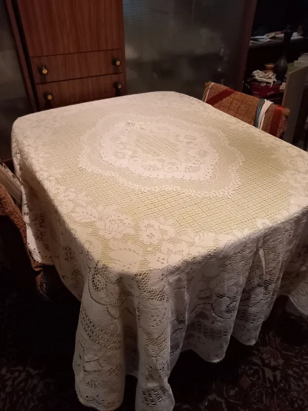Скатерти ручной работы х/б и льняные