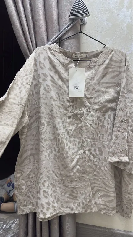 Женская блузка большого размера Vova Fashion — новая 1 Женская блузка большого размера Vova Fashion — новая 1