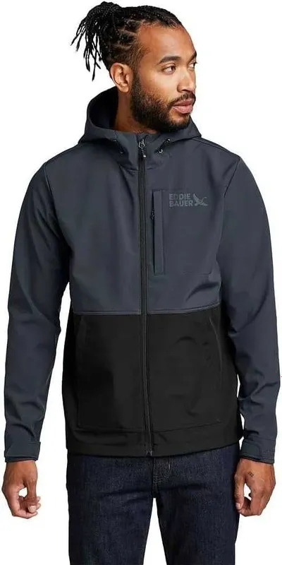 Куртка Softshell Eddie Bauer Men's Point Vista Windproof Hoodie — фото 1 Куртка Softshell Eddie Bauer Men's Point Vista Windproof Hoodie — фото 1