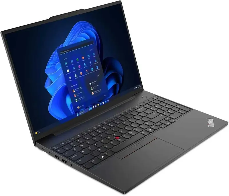 Lenovo THINKPAD E16 GEN2 CORE ULTRA 5-125U 16 GB/512 GB, 16 dyuymli qora noutbuk 2 Lenovo THINKPAD E16 GEN2 CORE ULTRA 5-125U 16 GB/512 GB, 16 dyuymli qora noutbuk 2