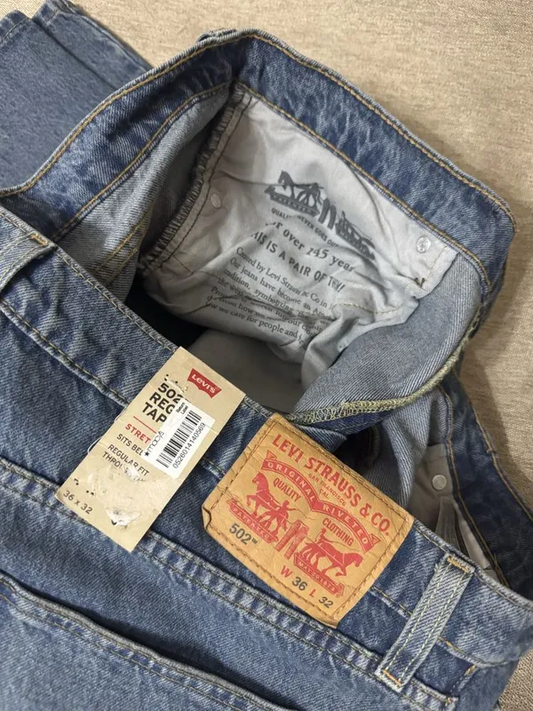 Levis 502 мужские джинсы 36/32 оригинал USA — фото 1