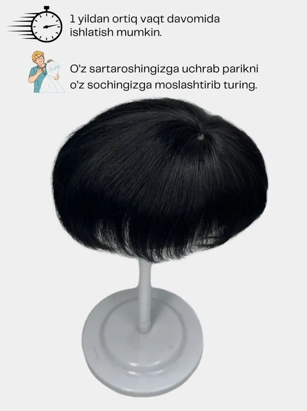 Erkaklar uchun soch protezi, soch tizimi 1