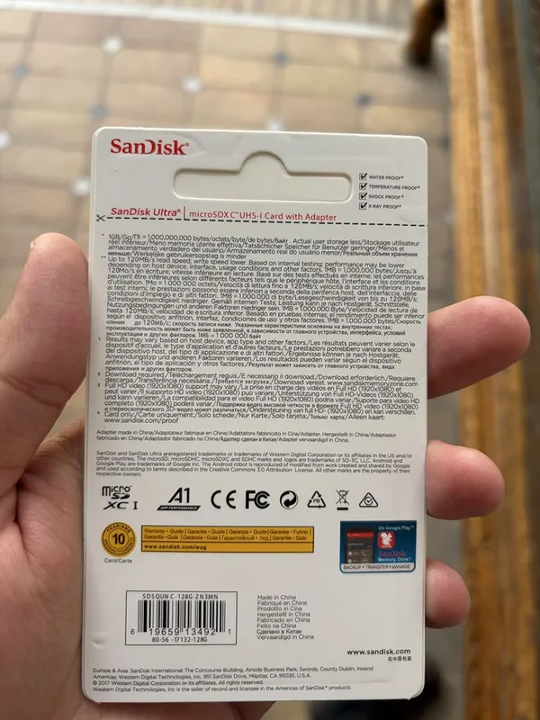 Sandisk Флешка ultra 120mb/s — фото 1