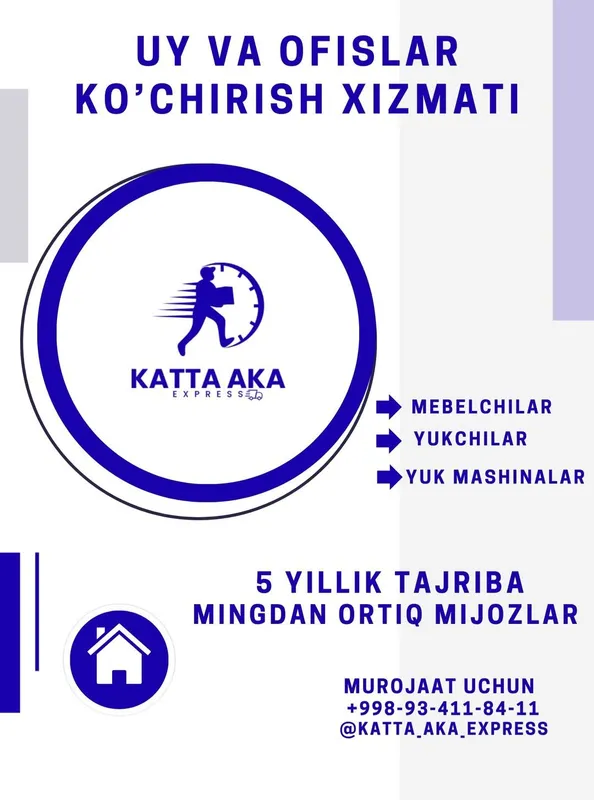 Uy ko'chirish xizmati. переезд pereyezd Buni , home moveng