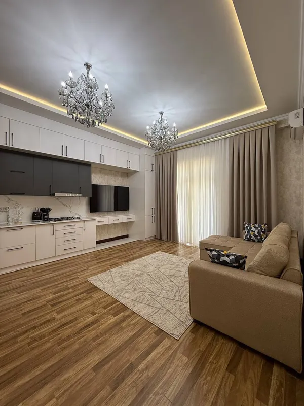 2-х комнатная квартира 3/7 в ЖК Boulevard с ремонтом, 65 м², рядом с Ташкент Сити — фото 2