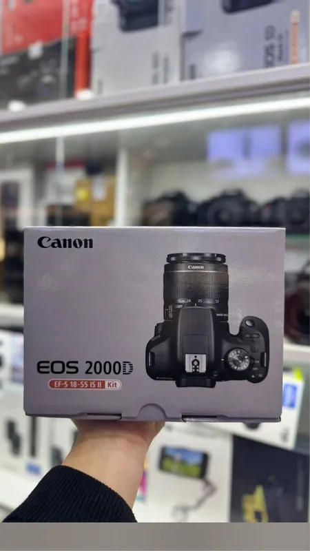 Canon eos 2000 D 18-55 is II to‘liq to‘plam