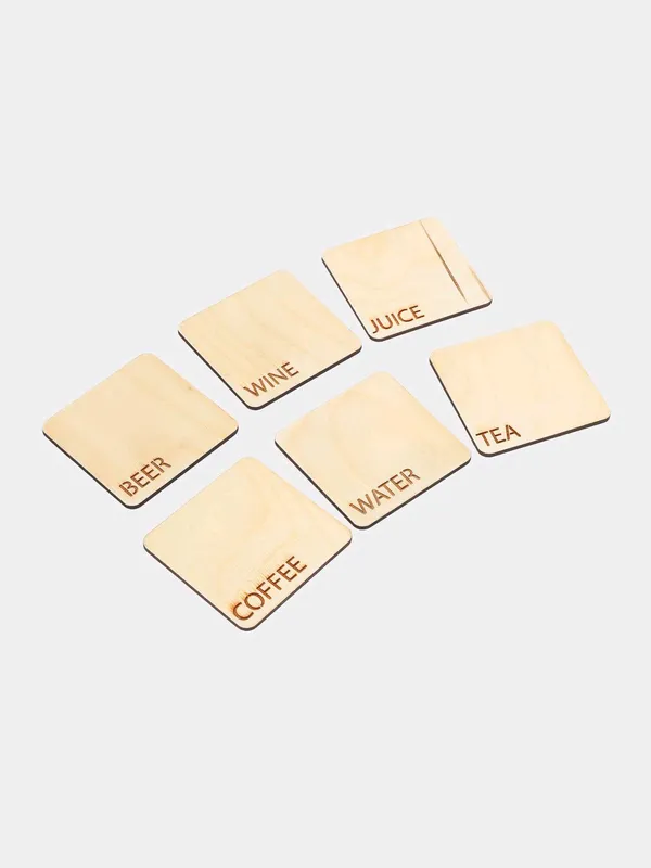 Issiq idishlar uchun taglik, 10×10 sm, yog‘ochdan. 1 Issiq idishlar uchun taglik, 10×10 sm, yog‘ochdan. 1