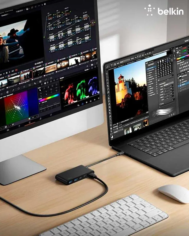 Belkin 5-Port - 7-Port USB-C Hub - USB Хаб 1