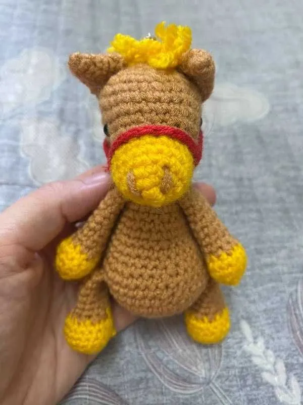 Лошадь Вязаная игрушка — фото 1