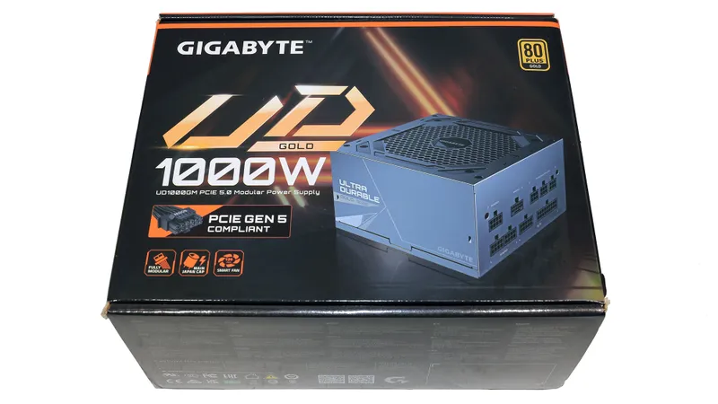 GIGABYTE GP-UD1000GM PG5 Rev2.0 - PCIe5.0 black 1 GIGABYTE GP-UD1000GM PG5 Rev2.0 - PCIe5.0 black 1