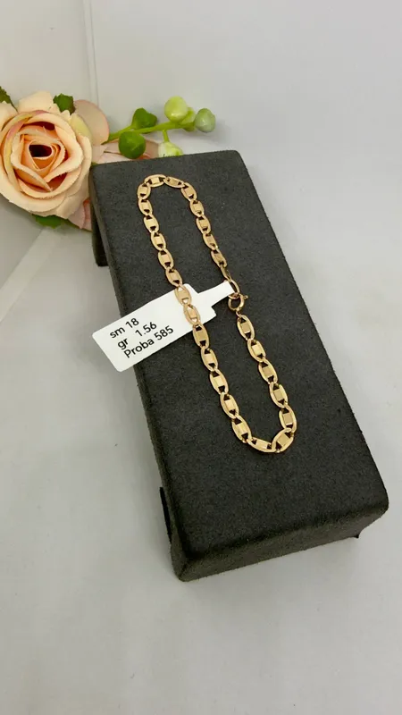 Braslet 585 proba qizil tilla