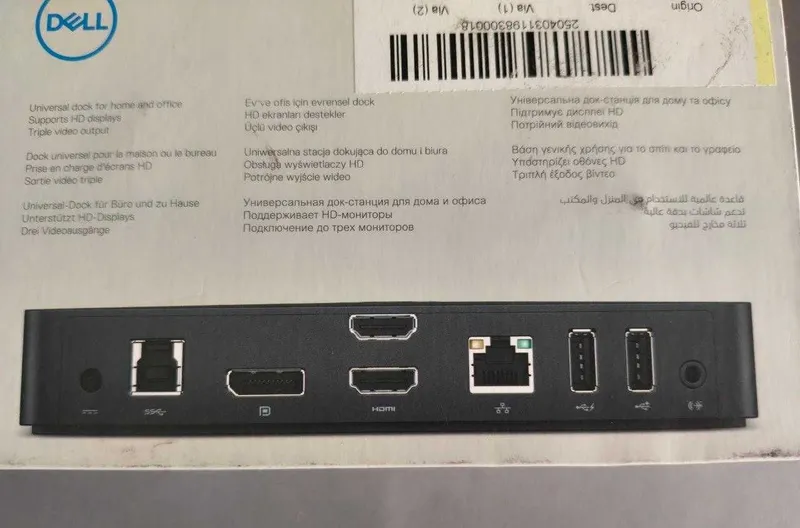 Док-станция Dell Ultra HD D3100 5