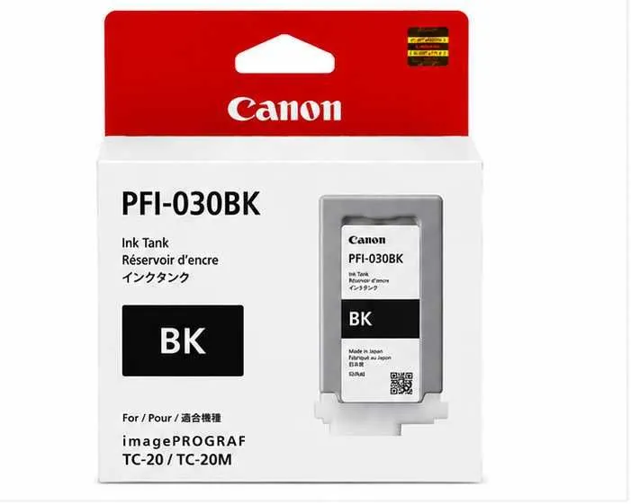 ! Картридж Canon PFI-030BK Black для imagePROGRAF TC-20 и TC-20M