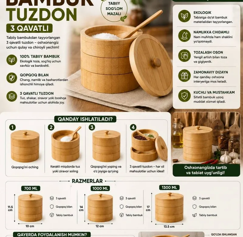 Tuzdon nabor 3 pcs 2 Tuzdon nabor 3 pcs 2