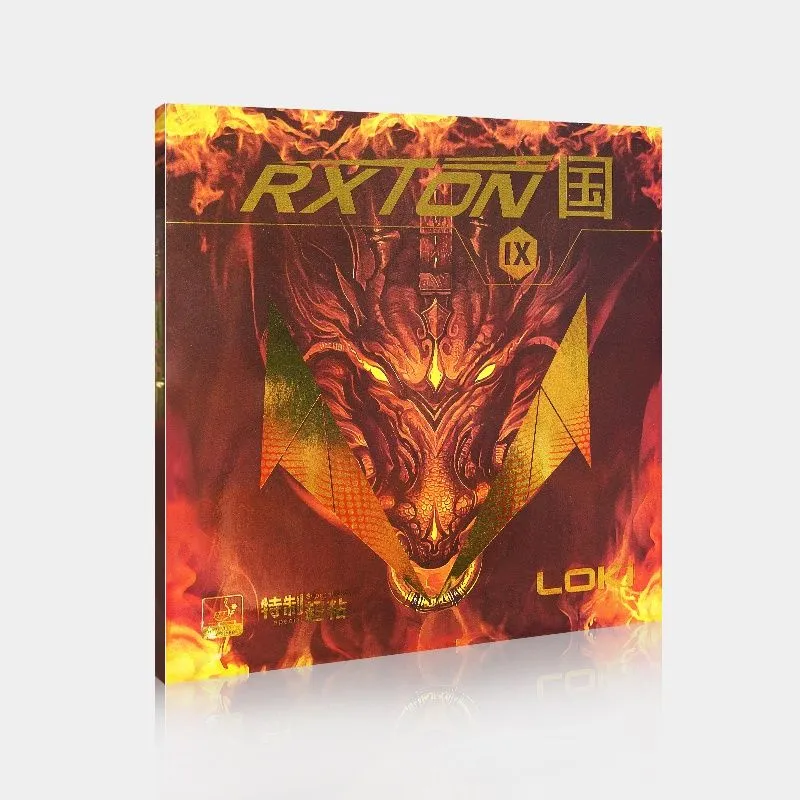 Профессиональная накладка настольного тенниса фирмы Loki Rxton 9 — фото 4