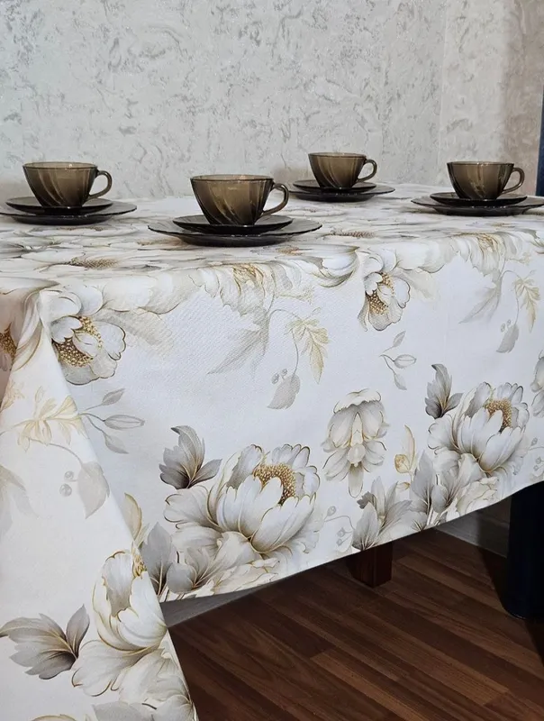 Турецкая скатерть на стол, защита от влаги — фото 2