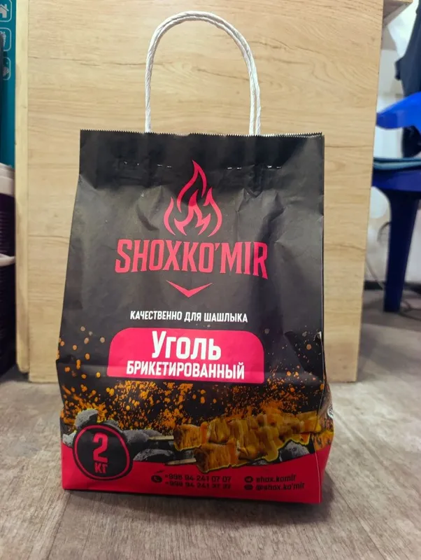 Shashlik uchun koʻmir sifatli uzoq ynadi 2kg 2.5kg 3kg узок ёнади сифа — фото 3