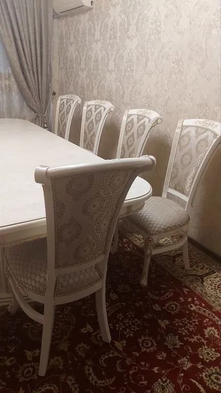 Стол 2,75 и 10 стулев ,сделано на заказ ,состояние отличное 7 Стол 2,75 и 10 стулев ,сделано на заказ ,состояние отличное 7