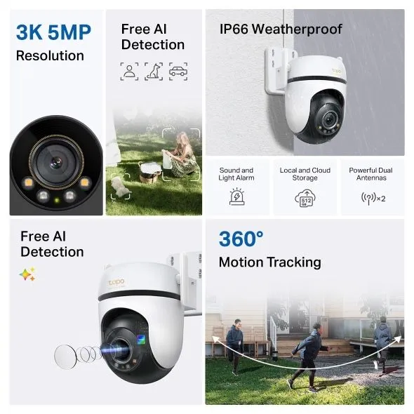 Wi Fi кмаера To-Link Tapo C530WS — фото 2