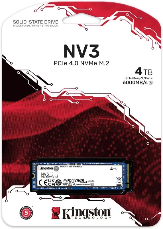 Kingston NV3 SSD 4TB NVMe — фото 1
