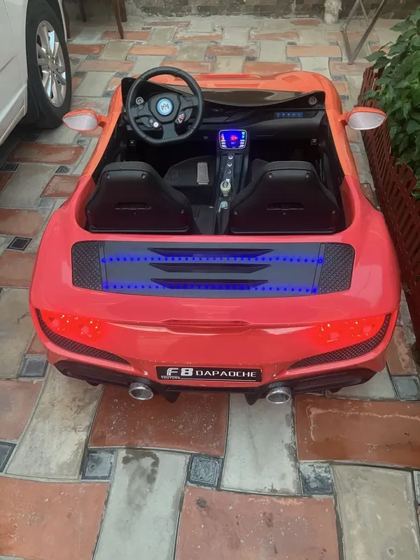 Большая детская машина Ferrari F8 двухмесная до 110кг болалар машинаси 2
