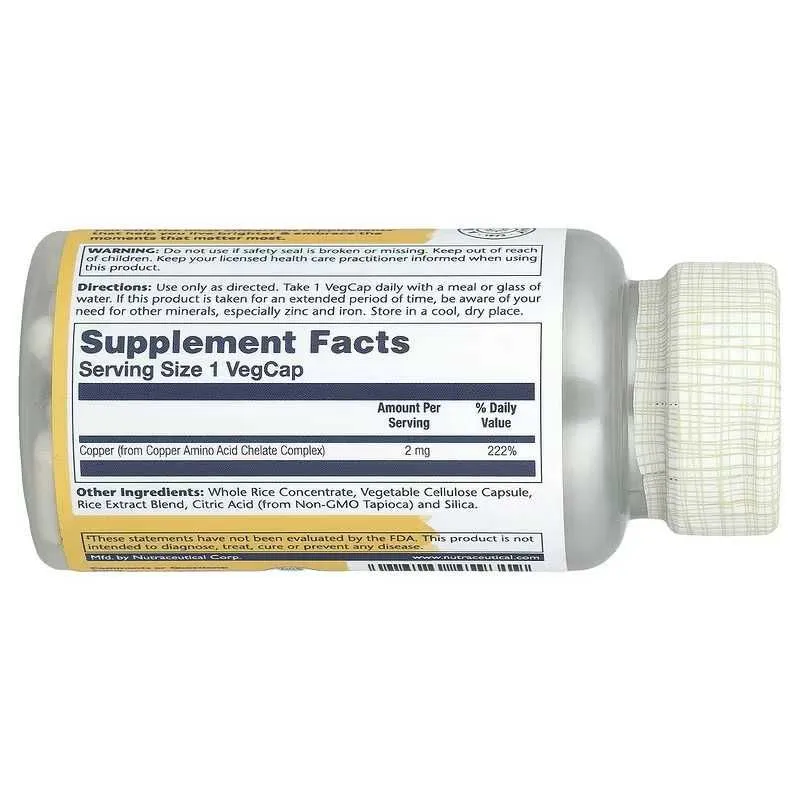 Solaray Copper copper 2 mg, медь, купер 2мг., мед мис 3 Solaray Copper copper 2 mg, медь, купер 2мг., мед мис 3