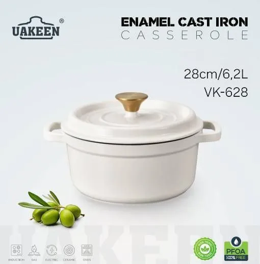 Chugun emal qozon VK-628