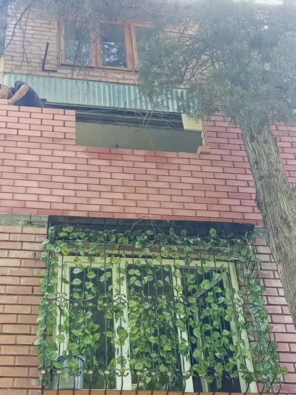 Balkonga g'isht teramiz.Kladka balkon. Керпичная кладка балканов — фото 5