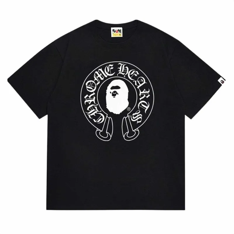 Оверсайз-футболка Chrome Hearts x A Bathing Ape (BAPE) — фото 2