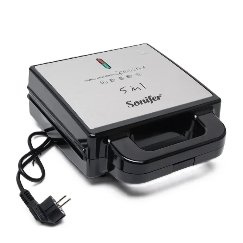 Сэндвичница SONIFER SF-6143 5-в-1 , Black Главная Каталог Корзина Из