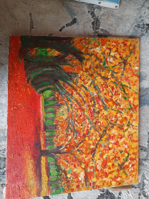 45×50 razmerli masleniy manzara