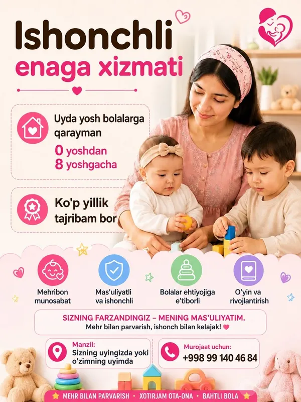 Tajribali Enaga Xizmati Tajribali Enaga Xizmati