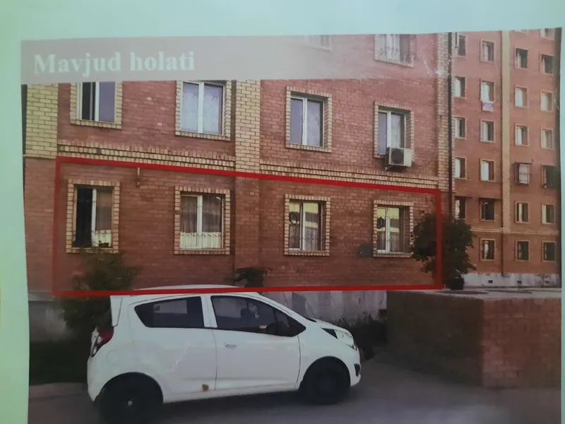 Срочно продаётся Сергели 7А, 3 комнаты, 1-й этаж, метро 2
