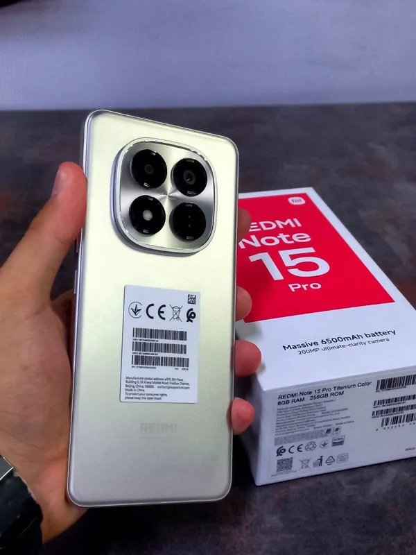 Redmi note 15 pro 256 GB kardak full 1 Redmi note 15 pro 256 GB kardak full 1