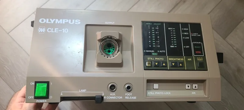 OLYMPUS CLE-10.Источник света галогенный для фиброскопов, Rigid scopes — фото 2
