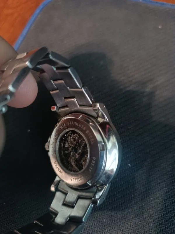 часы Kenneth Cole скелетон с автозаводом — фото 1