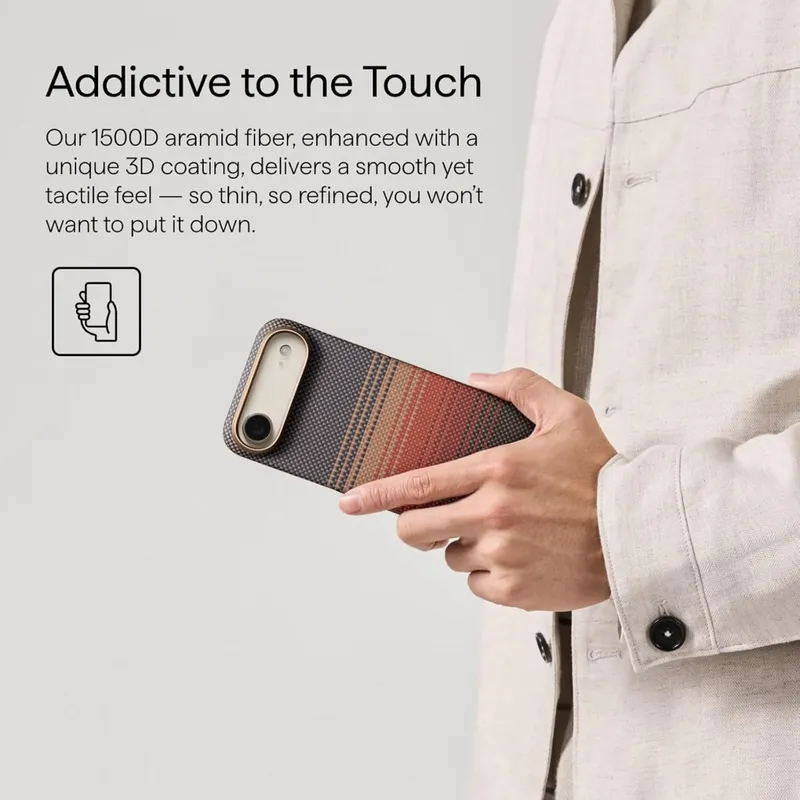 Pitaka Ultra-Slim Case для iPhone 17 Sunset 3