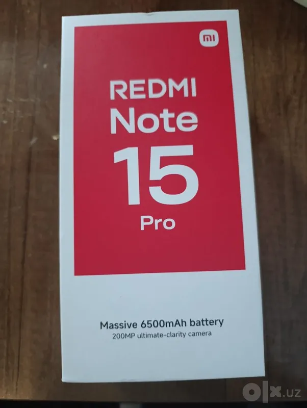 REDMI Note 15Pro garantiyasi bor bir yil servis xizmati REDMI Note 15Pro garantiyasi bor bir yil servis xizmati