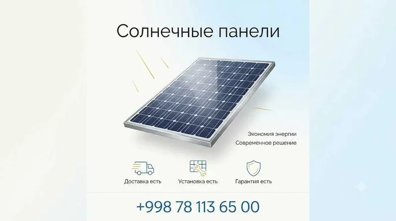 Солнечные панели Quyosh panellari Solar panels
